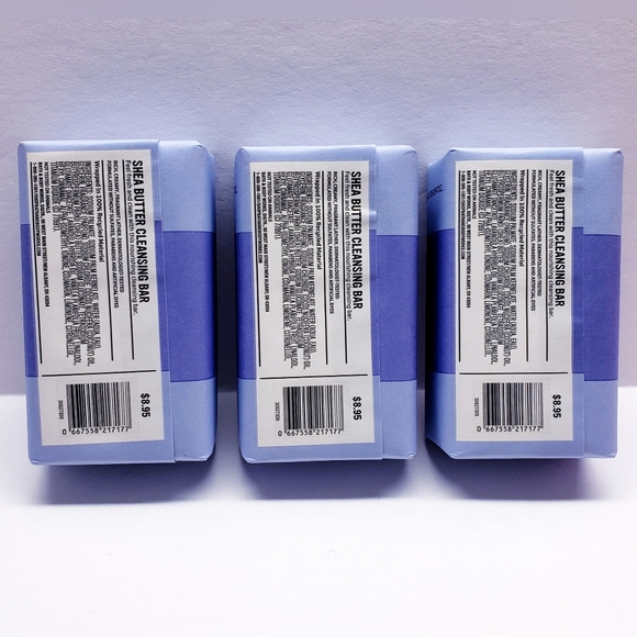 Bath & Body Works LAVENDER VANILLA Shea Butter Cleansing Bar Soap, 5 oz (3 pack) - Picture 4 of 4